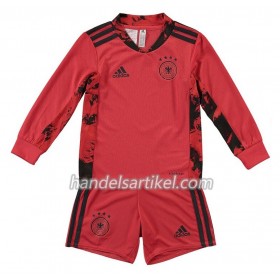 Deutschland Torwart Kinder Heim Trikotsatz EURO 2020 Langarm (+ Kurze Hosen)